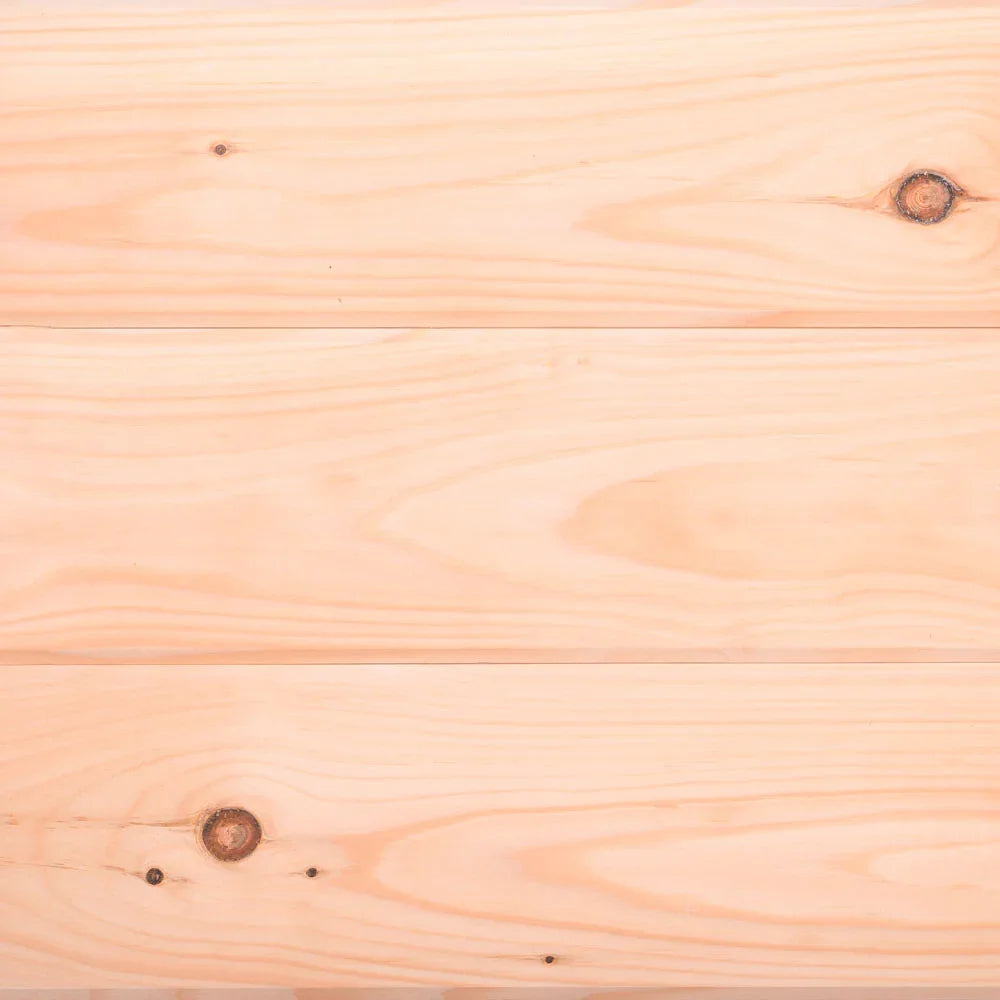 Reversible white pine paneling (V-joint and Plain) 3/4” x 5 1/2”