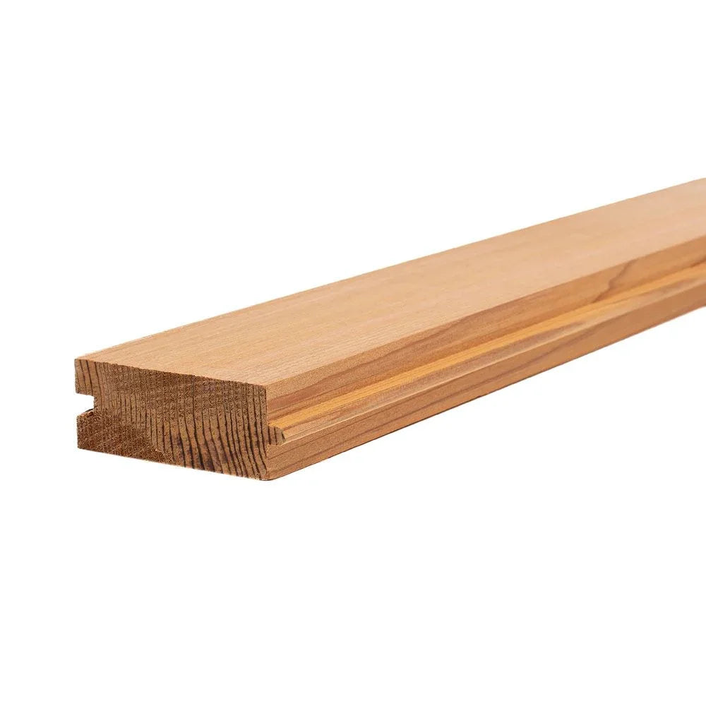 Knotty Red Cedar Porch Decking Tongue and Groove Plank