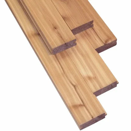 Knotty Red Cedar Porch Decking Tongue and Groove Plank