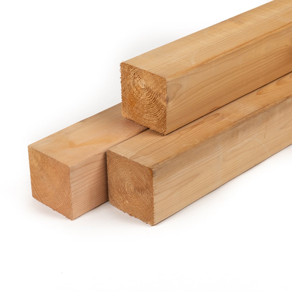 Cèdre rouge Prestige 4" x 4" nominale (3 1/2''x 3 1/2'' réelle)