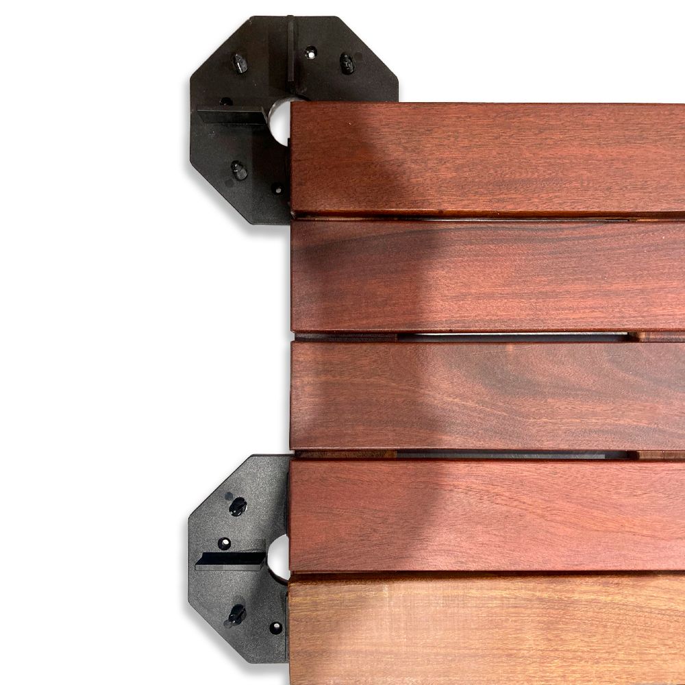 Tuile à patio en Ipé 12" x 1" (11 7/8" x 11 7/8") - EXODECK