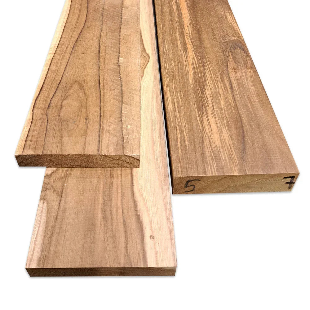 Teck de plantation brut KD 4/4 x 3'' x 36''