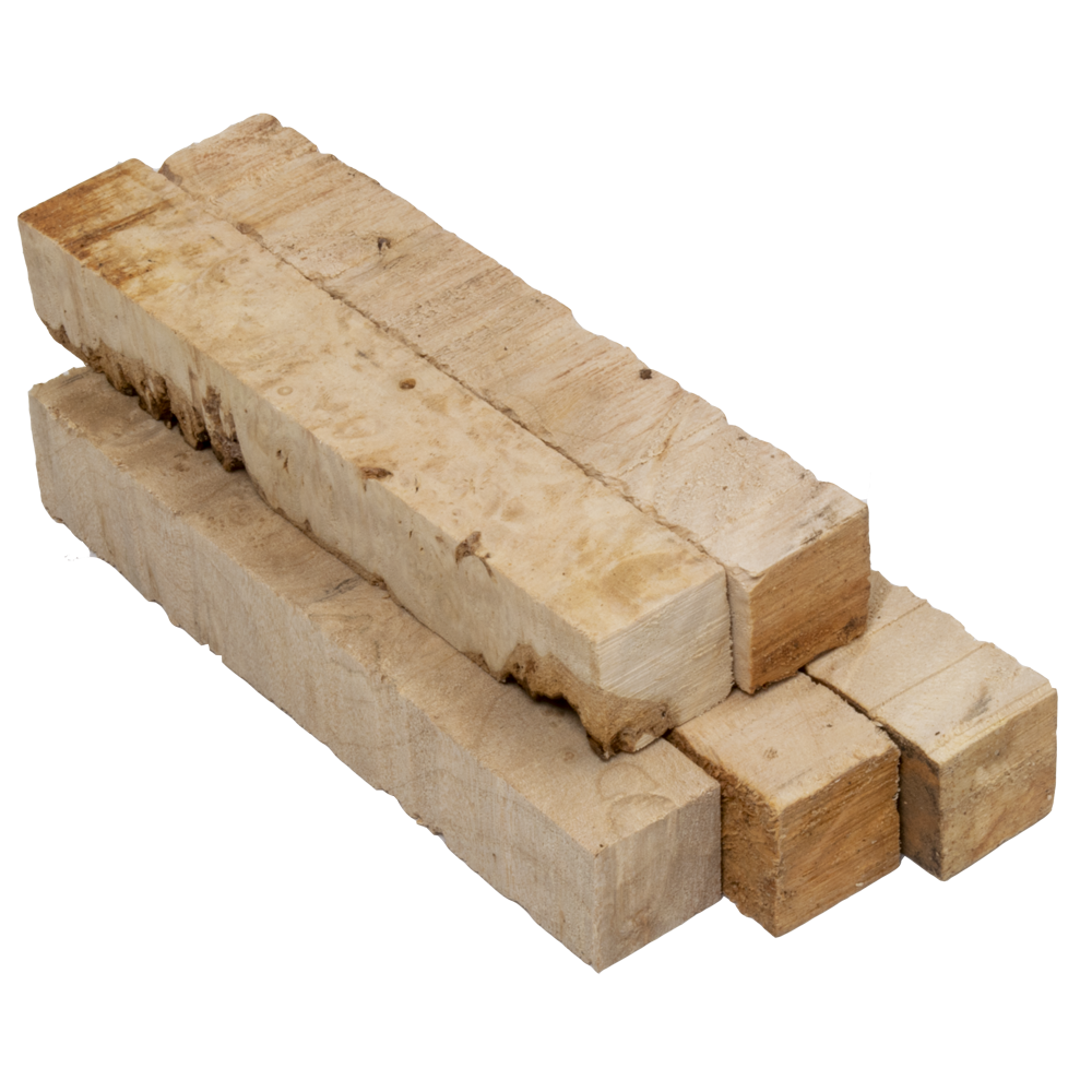 Bloc à crayon en loupe d'érable