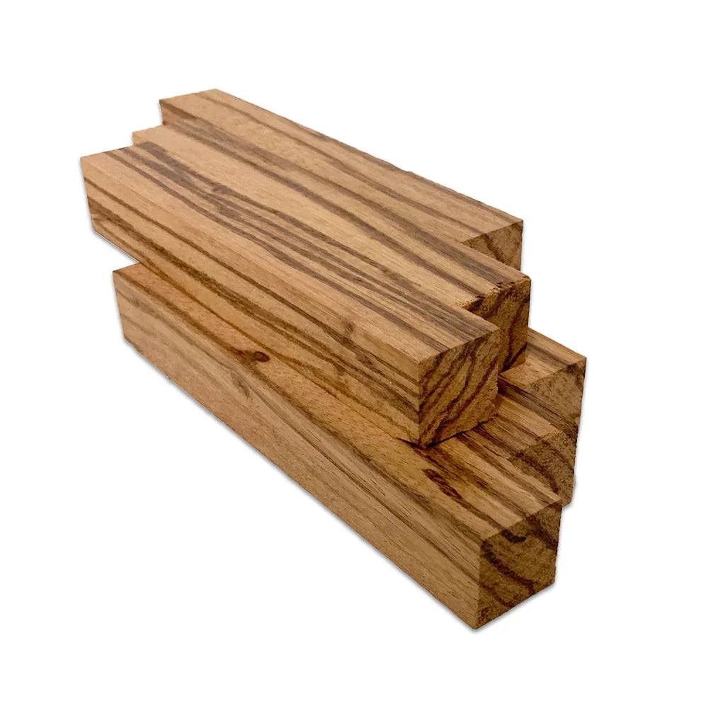 Zebrano Pen Blanks (6-pkg)