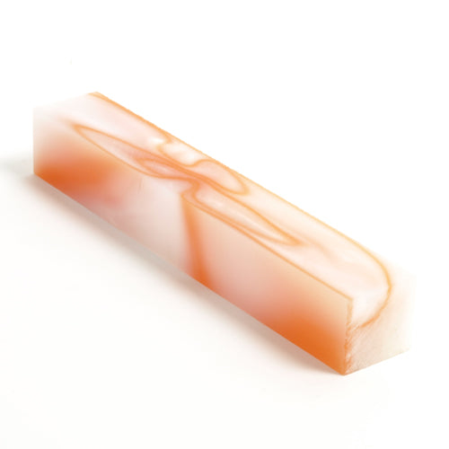 Acrylic Pen Blanks - Orange Sorbet
