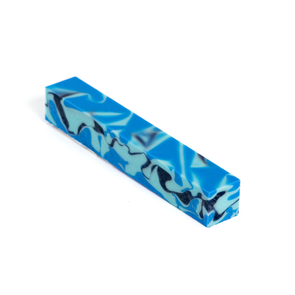 Aquatic Flag acrylic pen blank