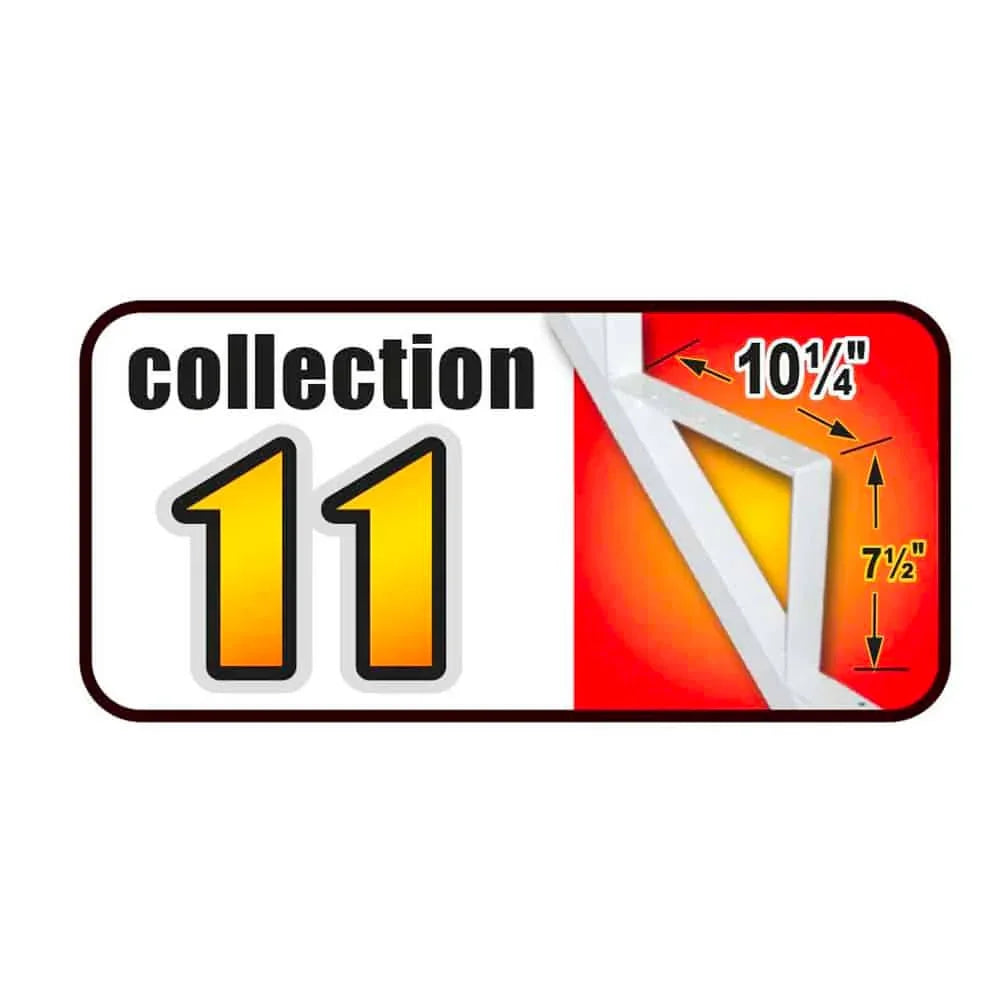 White aluminum stringer Collection 11 (10 ¼ ’’) - Pylex - Special Order*