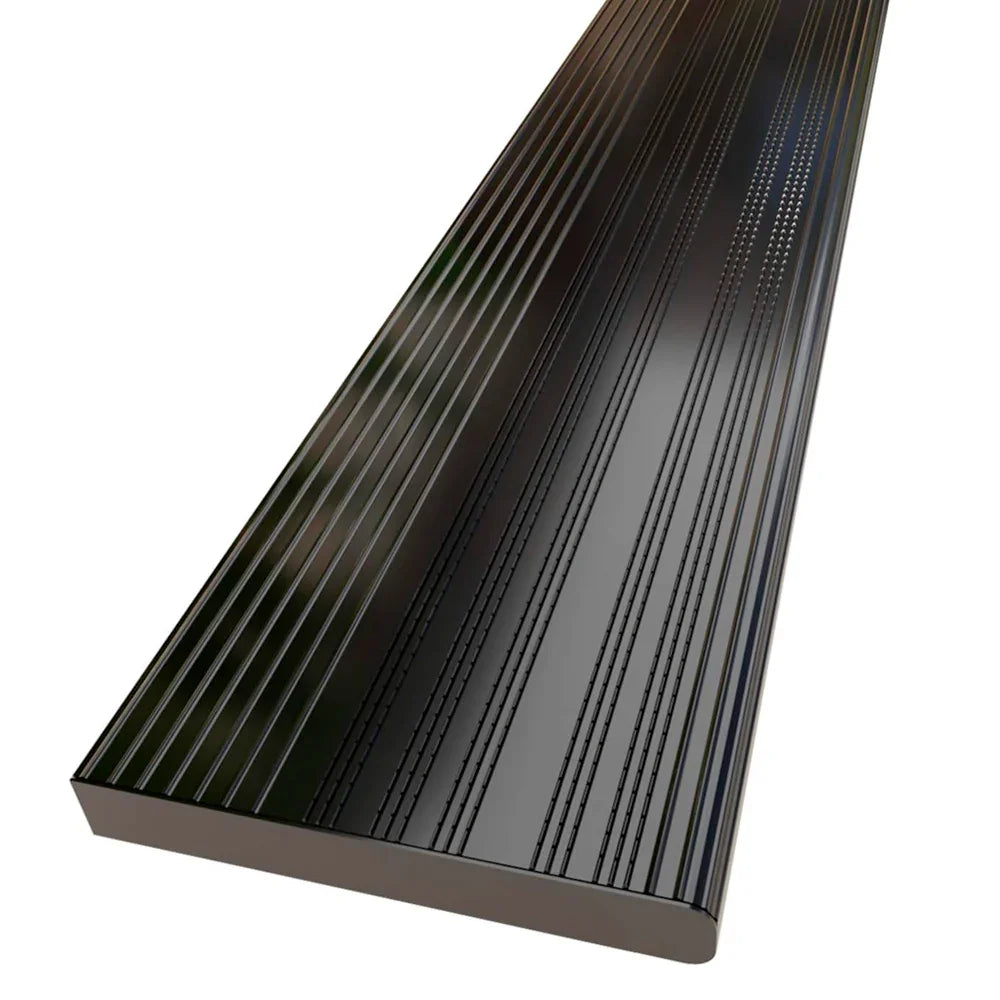Black aluminum stair tread Collection 11 - Pylex