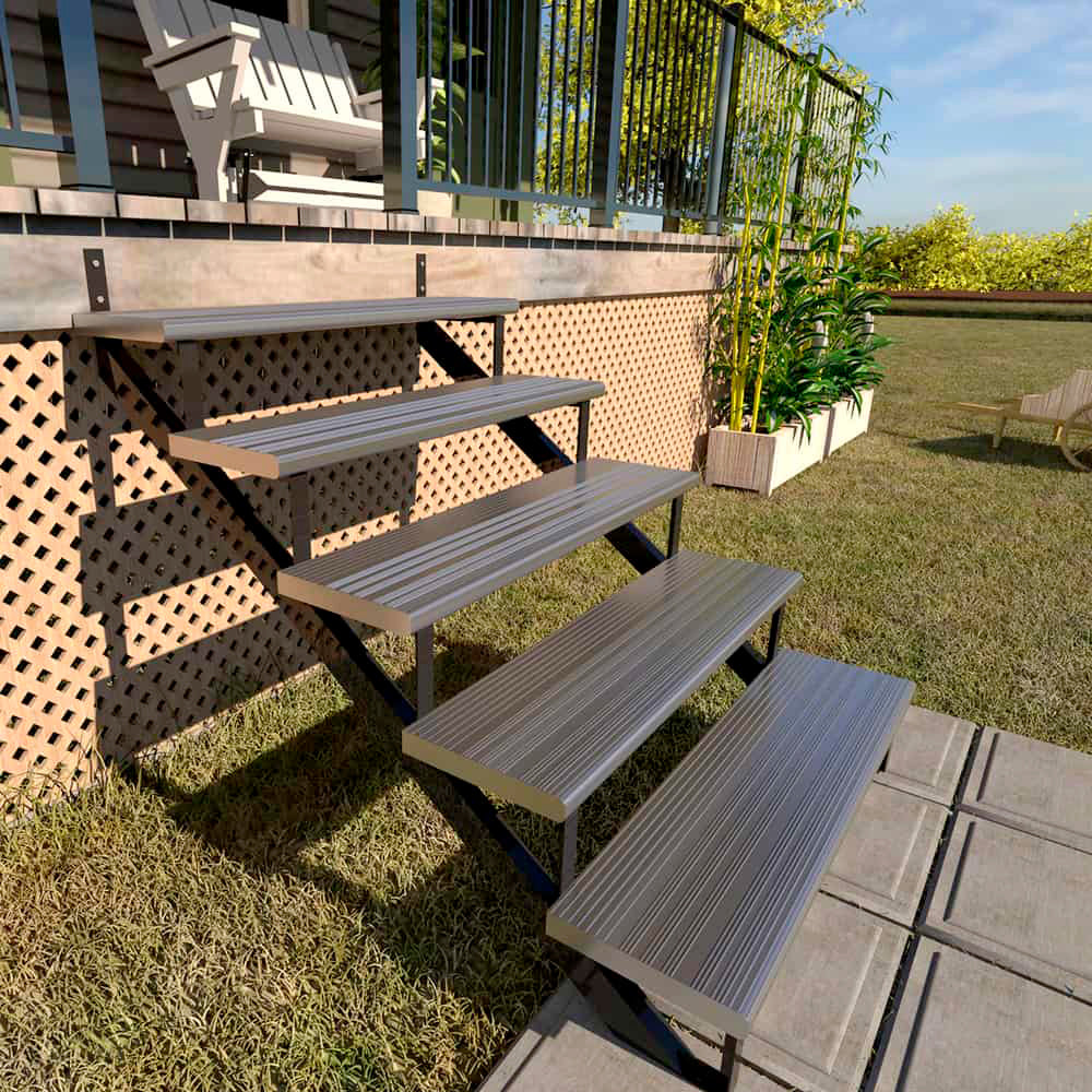 Marche d’aluminium anodisé Collection 11 - Pylex - Sur commande*