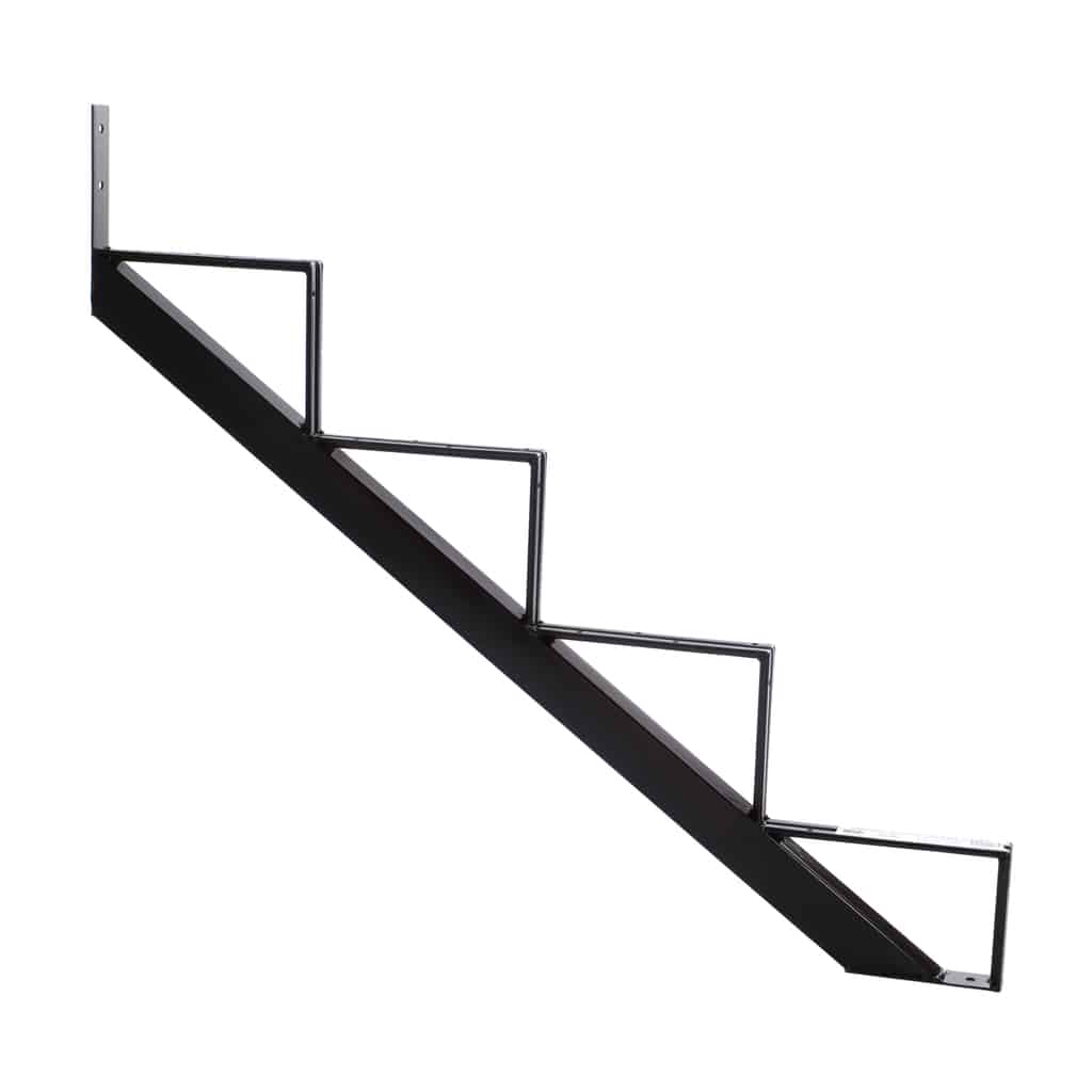 Black steel stair stringer - Pylex
