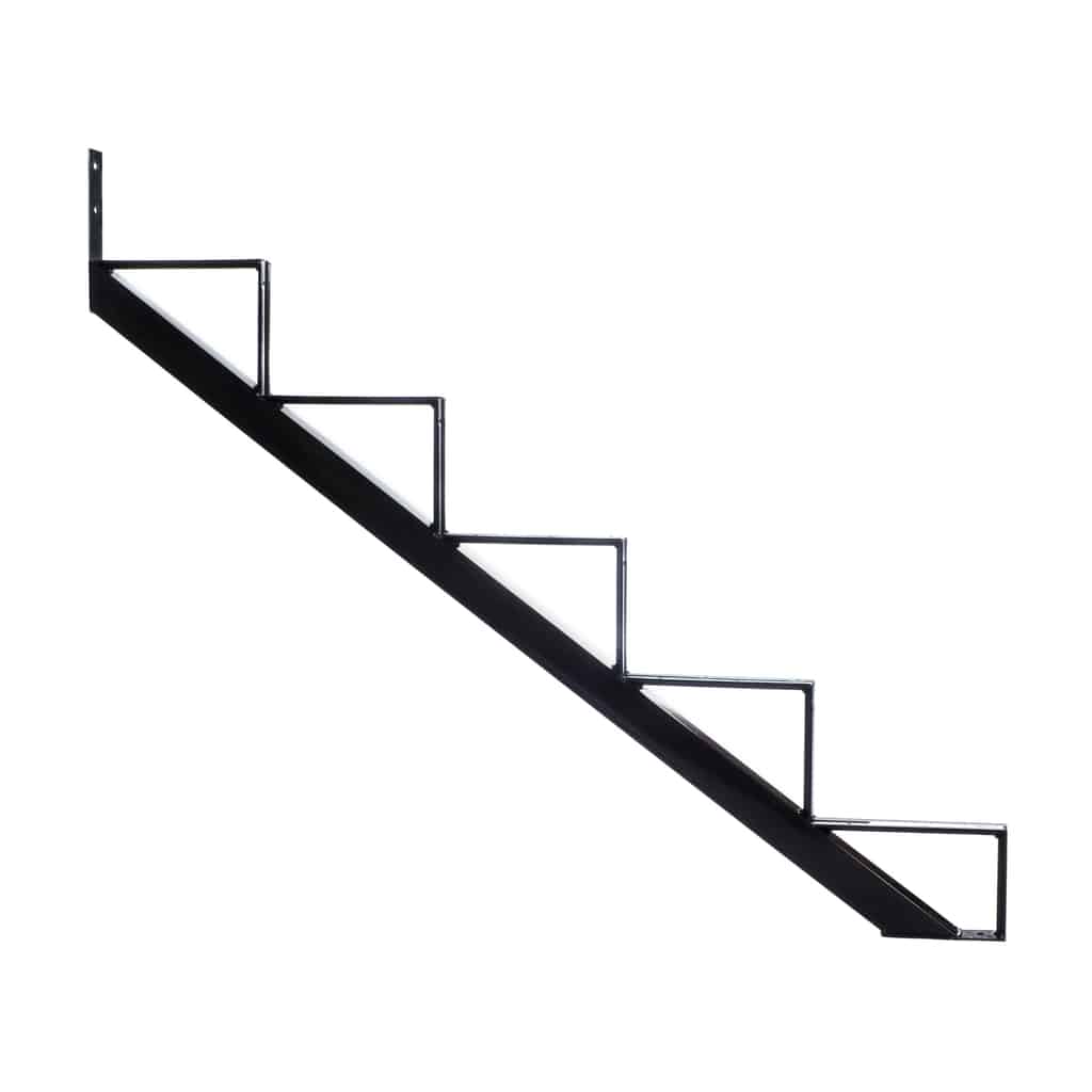 Black steel stair stringer - Pylex