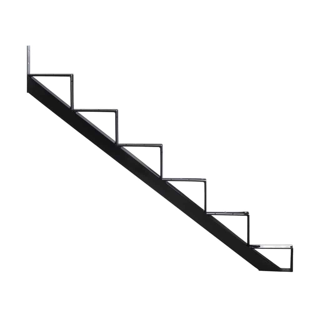 Black steel stair stringer - Pylex