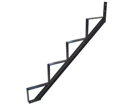 Black steel stair stringer - Pylex