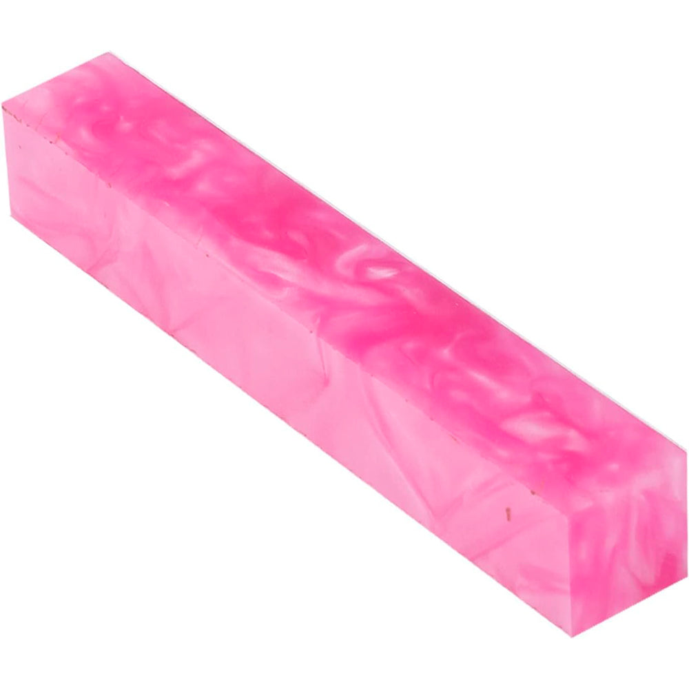 Hot pink aquapearl pen blank 3/4’’ x 3/4’’ x 5’’