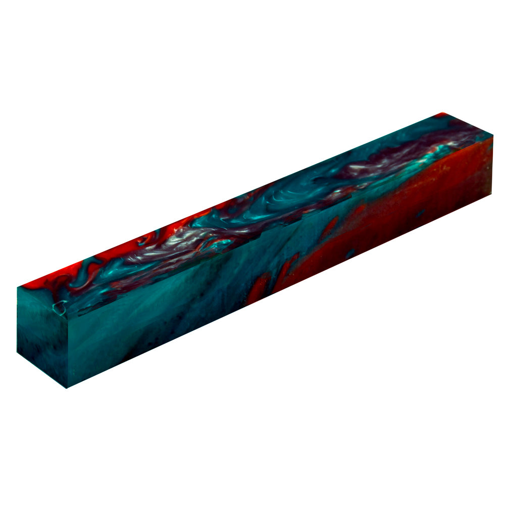 Acrylester rust bucket vivid pen blank ¾’’x3/4’’x5’’