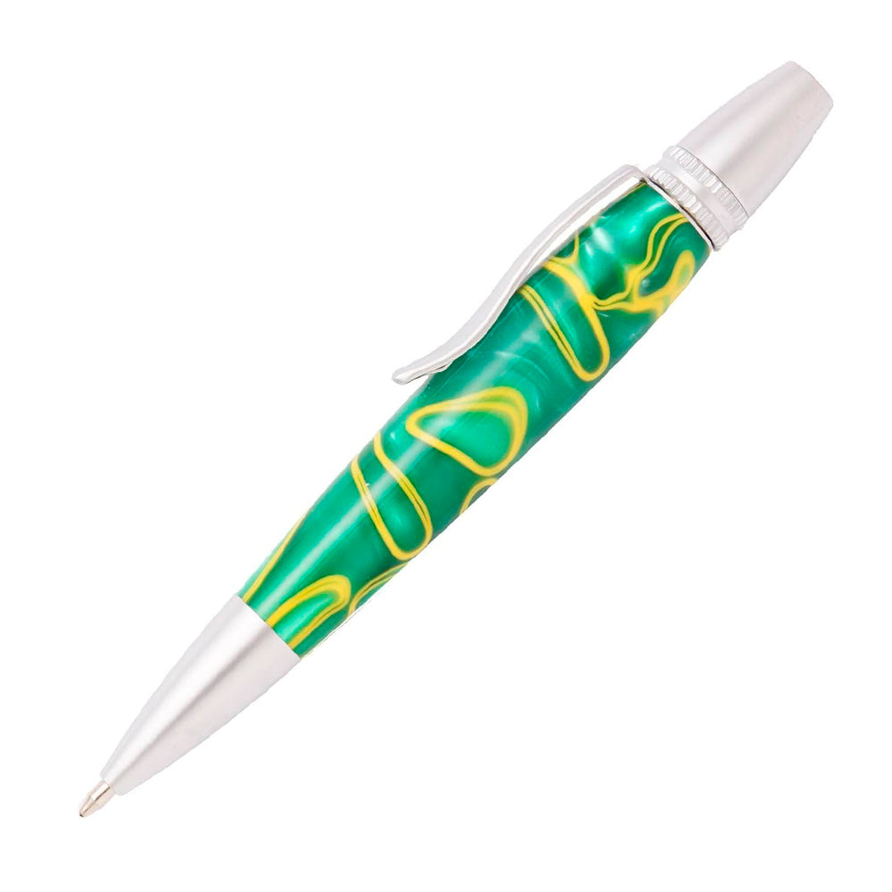 Bloc de crayon Kirinite vert et jaune 3/4’’ x 3/4’’ x 5’’