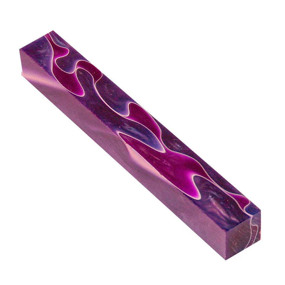 Lava bright classic purple lavender pen blank 5/8’’x5/8’’x5’’