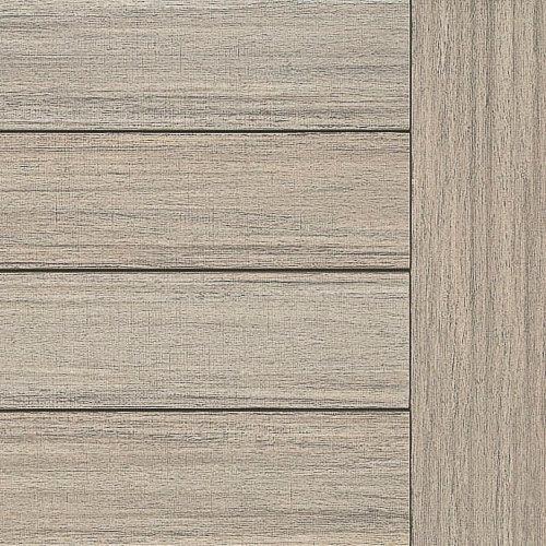 Planche de terrasse rainurée en PVC Avancé 1" x 6" TimberTech Landmark - French White Oak