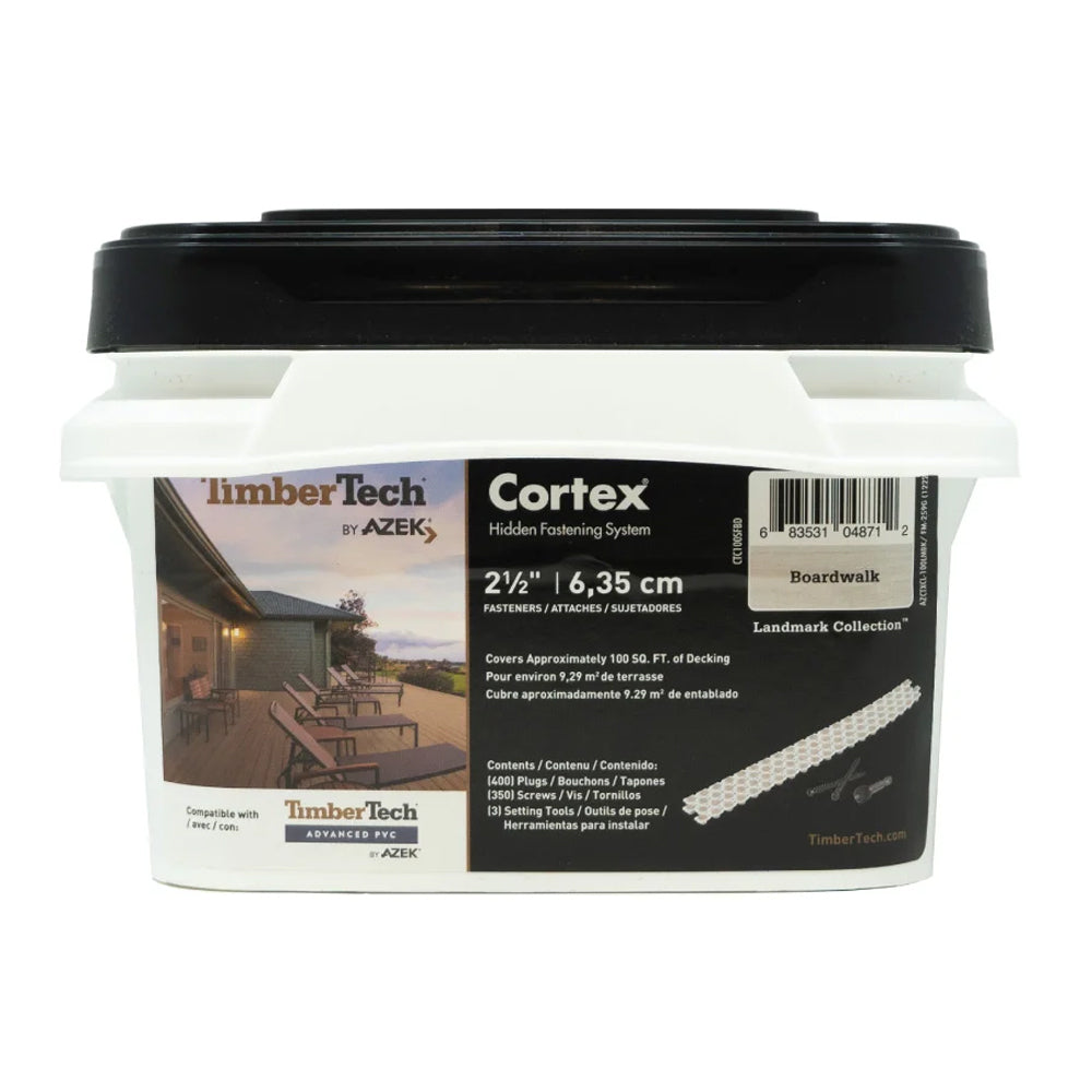 Carbon screws + Cortex plugs 350S/400P (100 sq.ft) - BOARDWALK