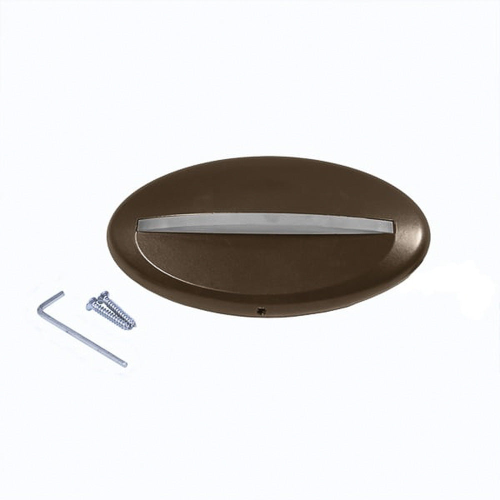 Luminaire DEL de contremarche bronze Timbertech