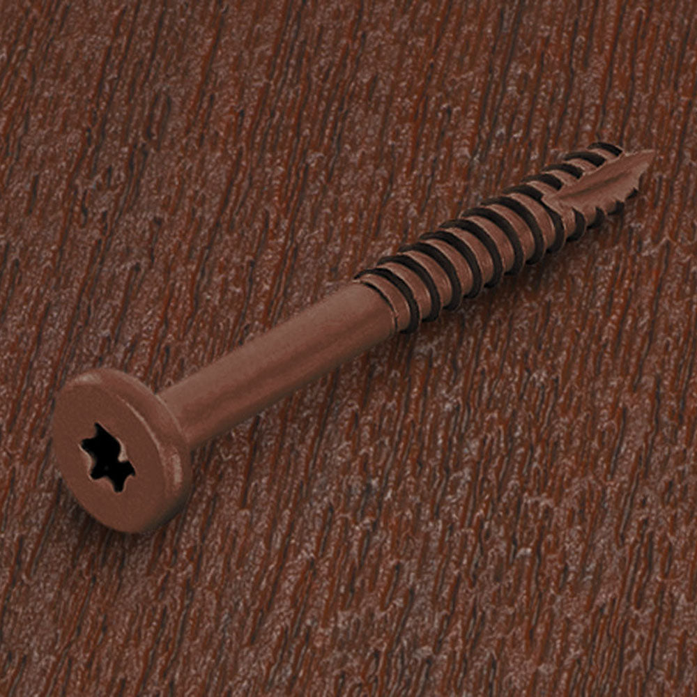 Fiberon fascia screw carbon/epoxy 1 7/8’’-#9 (100 pieces) - Burgundy #87