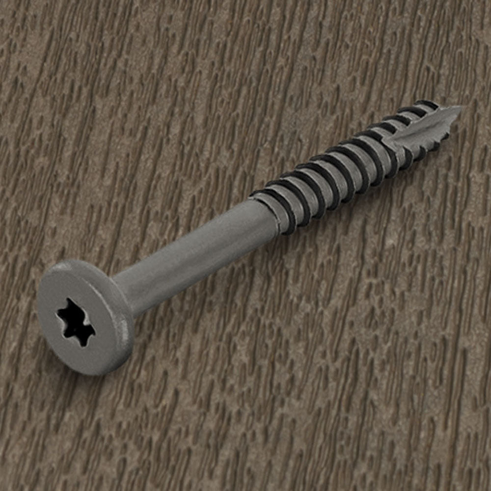 Fiberon fascia screw carbon/epoxy 1 7/8’’-#9 (100 pieces) - Dark Gray #53