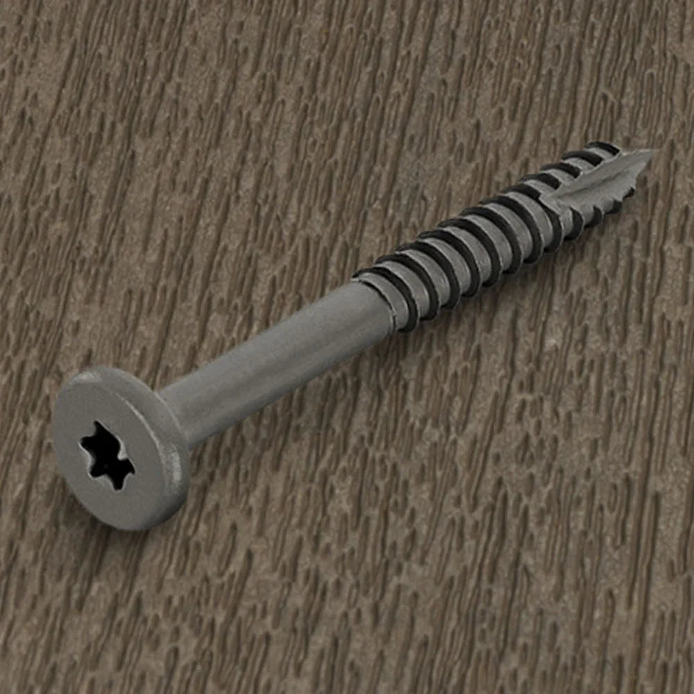 Vis carbone/époxy pour fascia Fiberon 1-7/8" - #9 (100/pqt) - Dark Gray #53