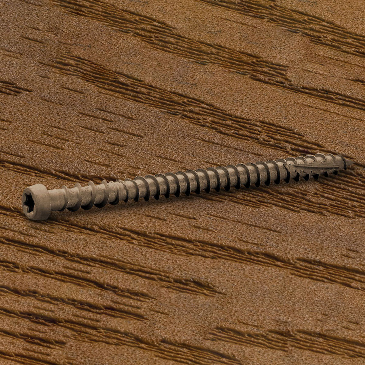 Cap-Tor XD deck screw 2 ¾’’ - #10 carbon epoxy (100 pieces) - Buckskin #63