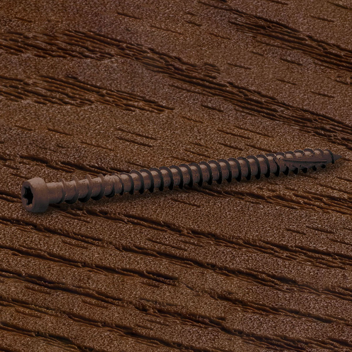 Cap-Tor XD deck screw 2 ¾’’ - #10 carbon epoxy (100 pieces) - Java #73