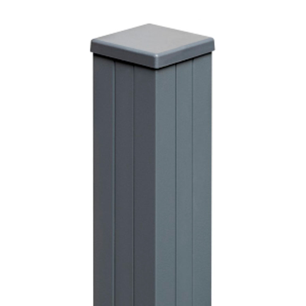Felicity fence post 96’’ aluminum dark gray - Leadvision