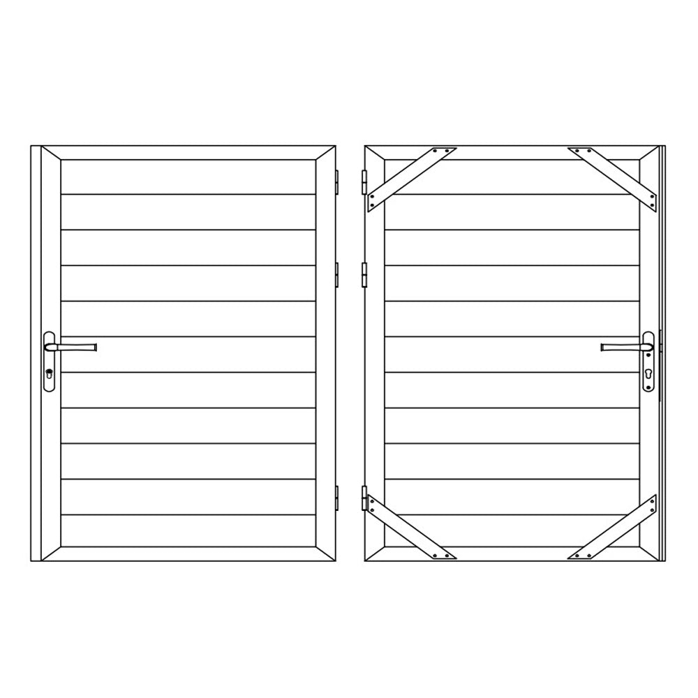 Felicity fence gate 60" x 72" - Leadvision