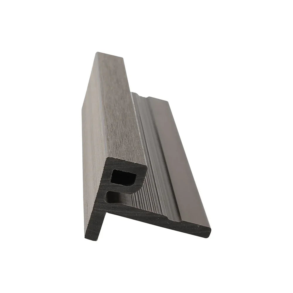 Bordure de finition 3"x3.1"x16’ #UH50 (pour #UH61) Gris argenté