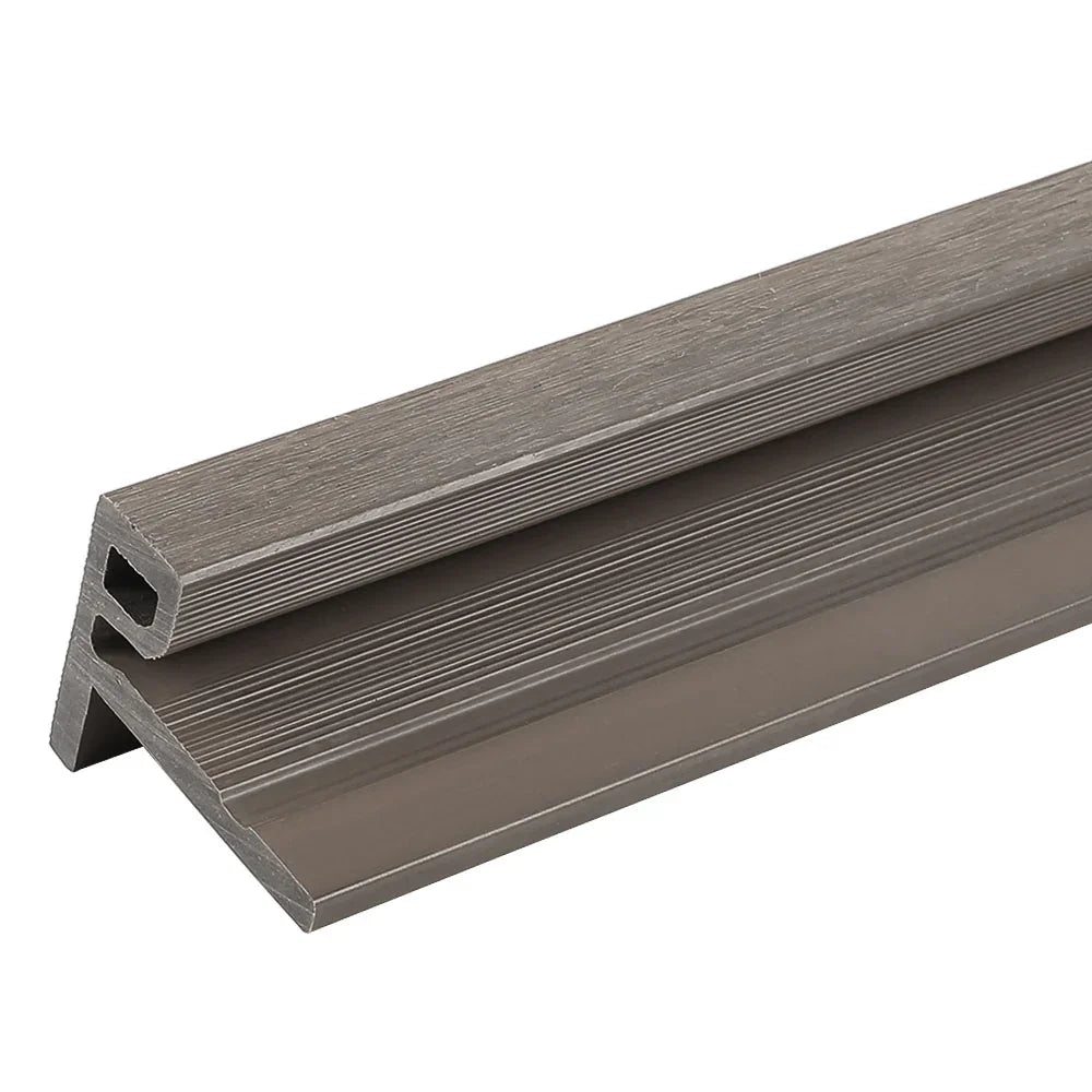 Bordure de finition 3"x3.1"x16’ #UH50 (pour #UH61) Gris argenté