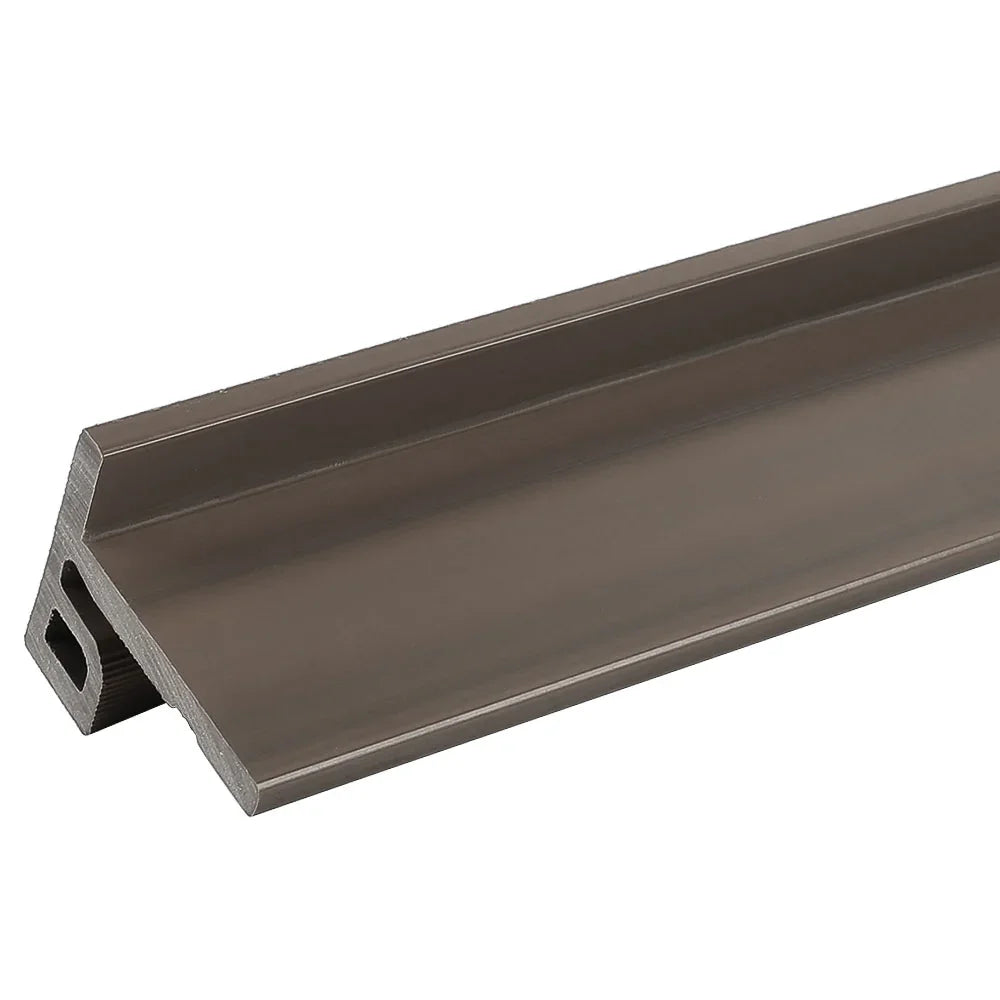 Bordure de finition 3"x3.1"x16’ #UH50 (pour #UH61) Gris argenté