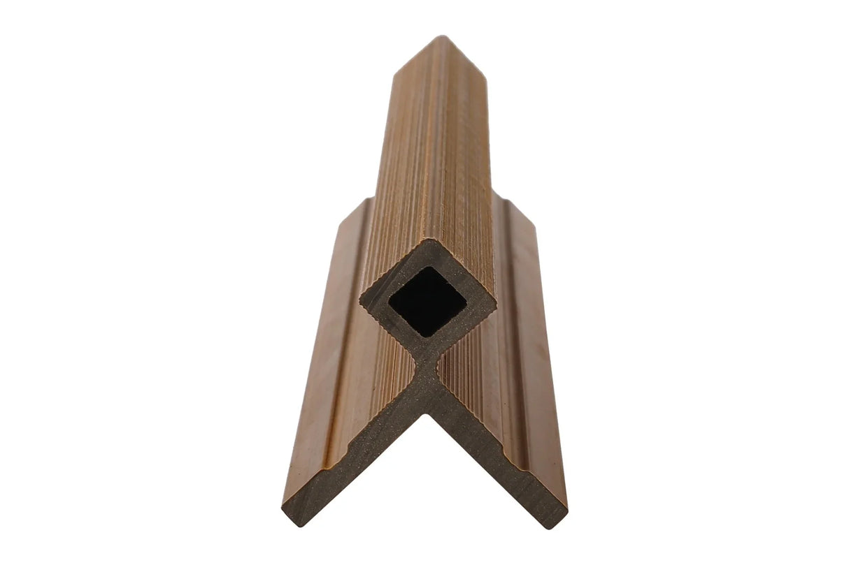 Bordure de coin extérieur 3"x3.1"x16’ #UH51 (pour #UH61) Teck
