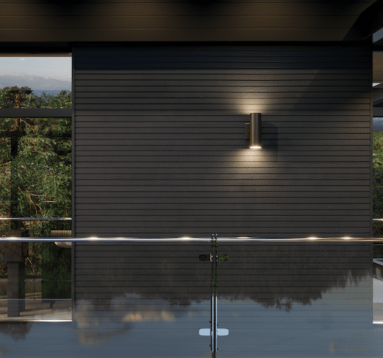 Revêtement en composite Belge #UH58 - 1’’ x 7.7’’ Charbon