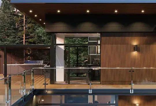 Composite Belgian Siding #UH58 - 1’’ x 7.7’’ Ipe