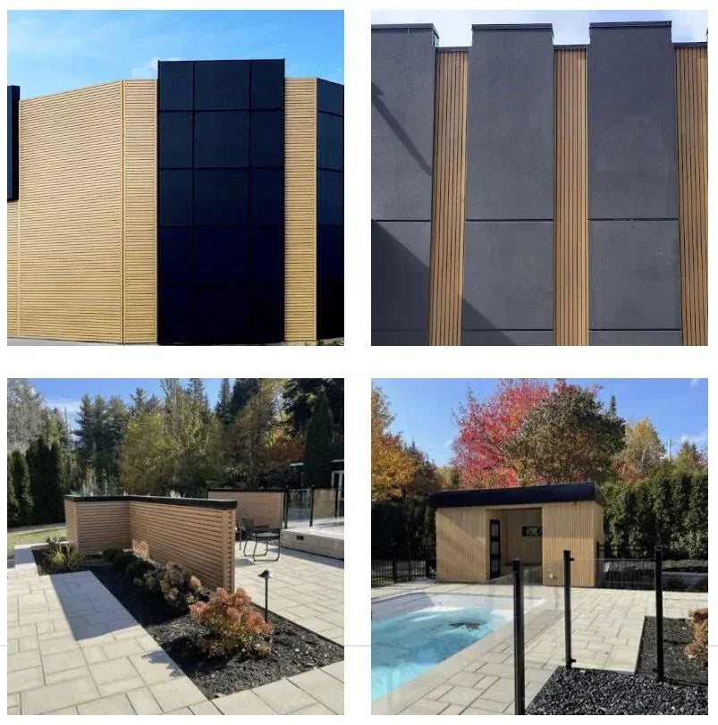 Composite Belgian Siding #UH58 - 1’’ x 7.7’’ Red Cedar