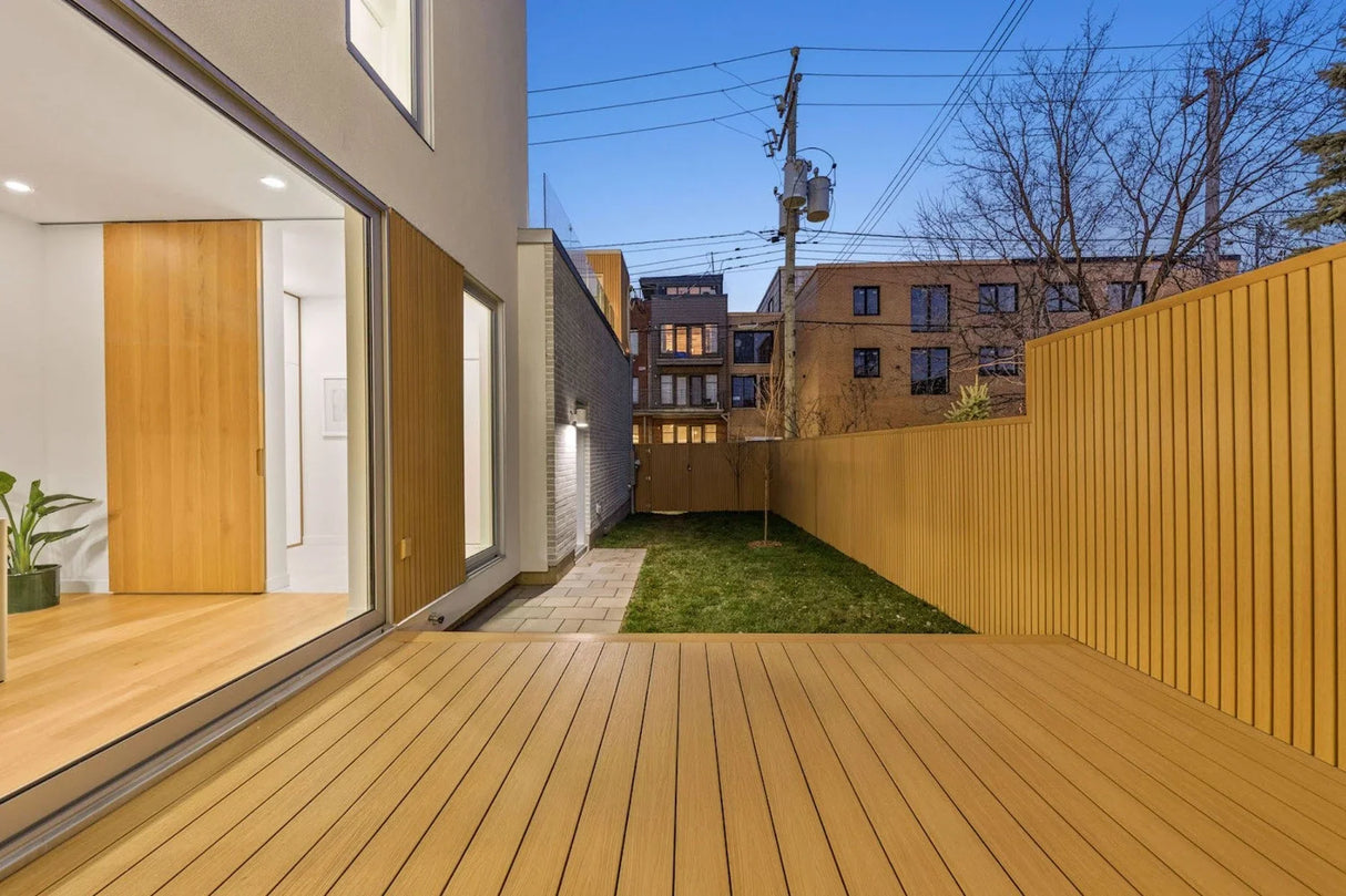 Composite Belgian Siding #UH58 - 1’’ x 7.7’’ Red Cedar