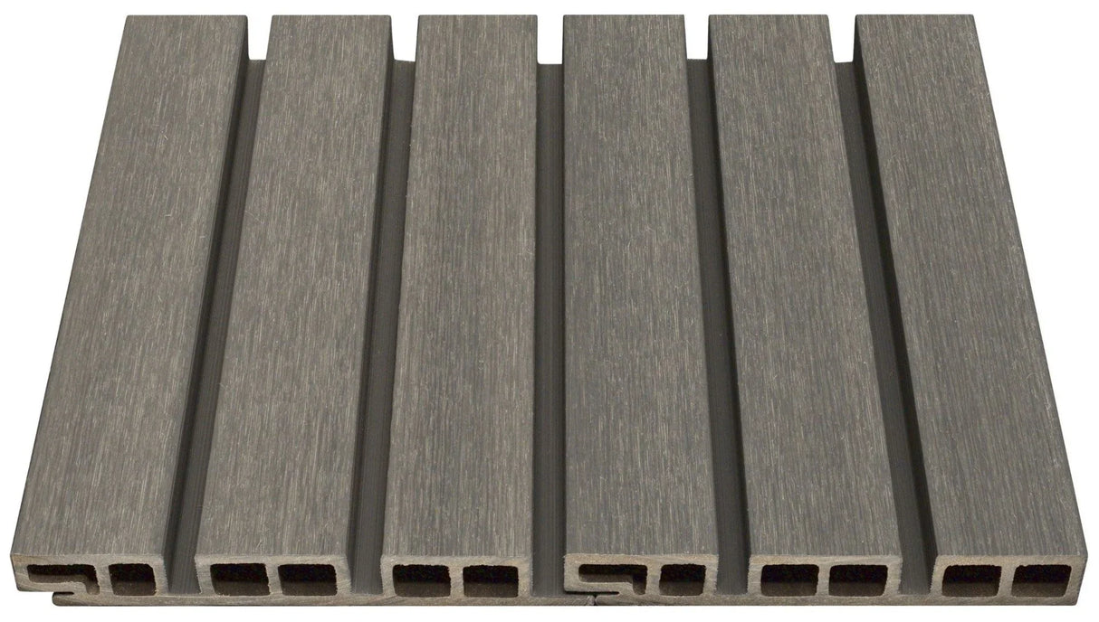Composite Belgian Siding #UH58 - 1’’ x 7.7’’ Silver Gray