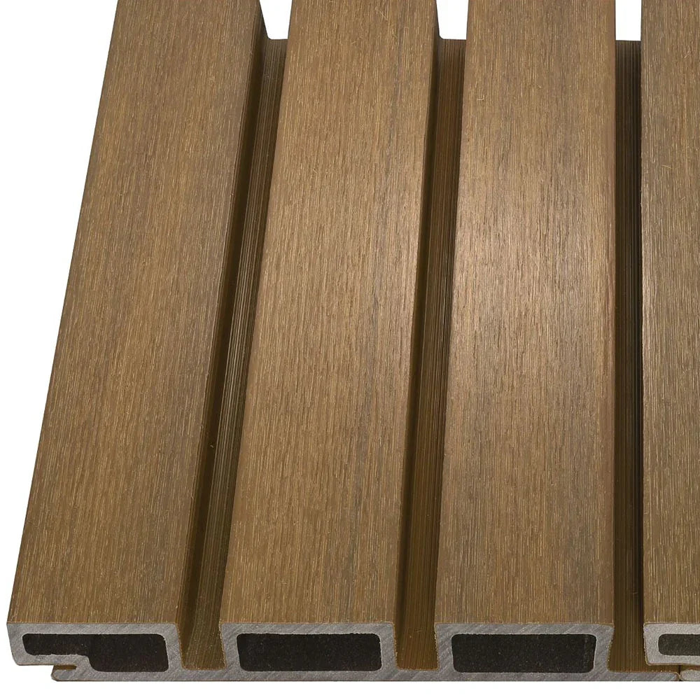 Composite Belgian Siding #UH58 - 1’’ x 7.7’’ Teak