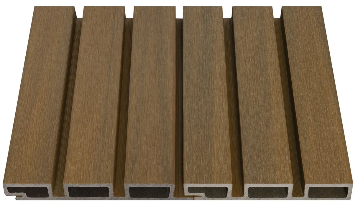 Composite Belgian Siding #UH58 - 1’’ x 7.7’’ Teak