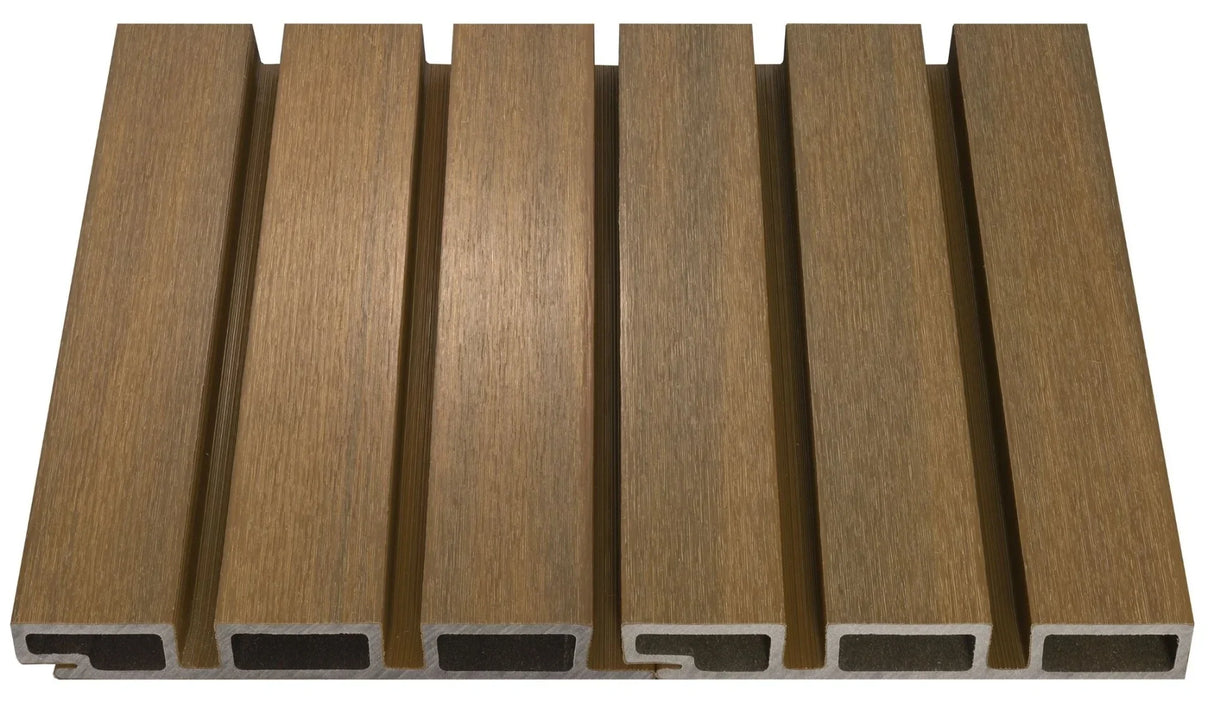 Composite Belgian Siding #UH58 - 1’’ x 7.7’’ Teak