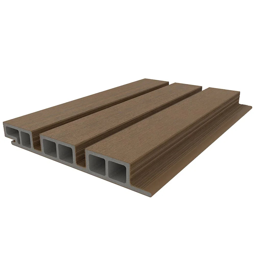 Composite Belgian Siding #UH58 - 1’’ x 7.7’’ Teak
