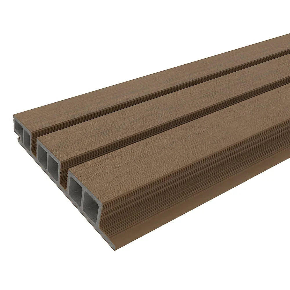 Composite Belgian Siding #UH58 - 1’’ x 7.7’’ Teak