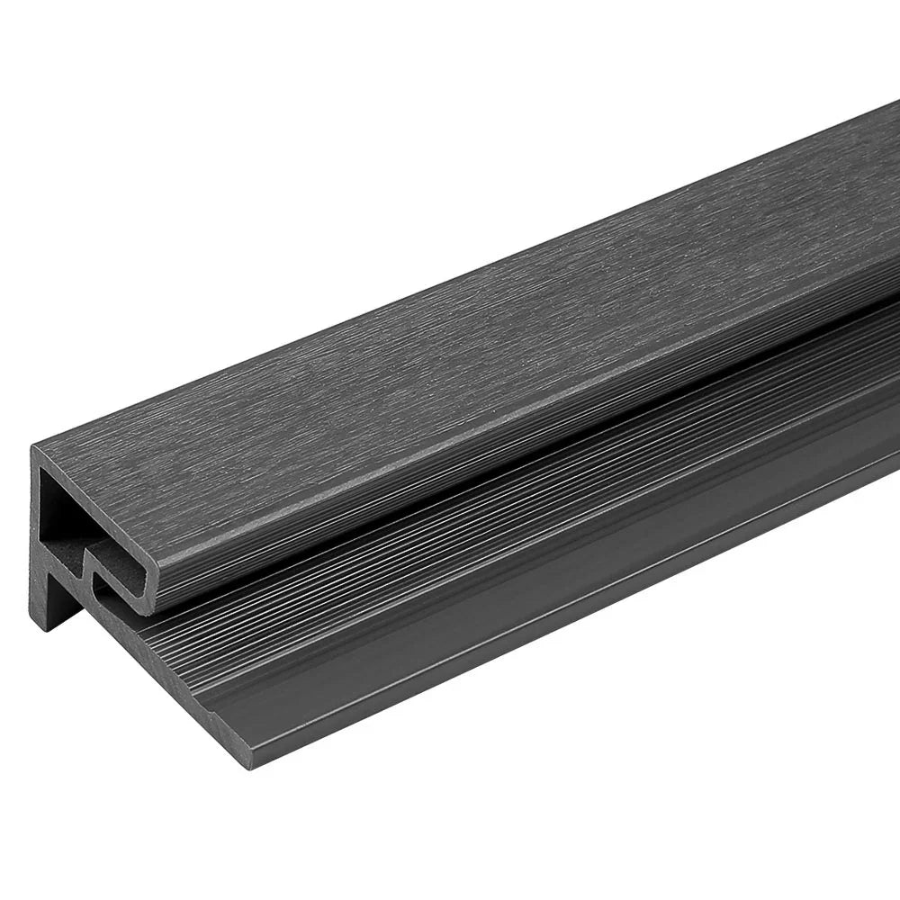 Bordure de finition 3"x 3.1"x16’ #UH59 (pour #UH58) Charbon