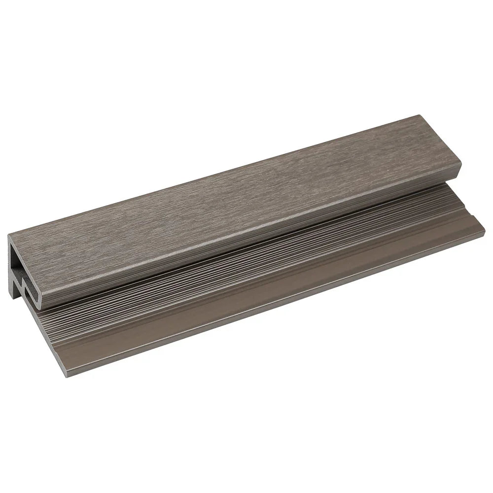 Finishing Trim 3" x 3.1" x 16’ # UH59 (for #UH58) Silver Gray