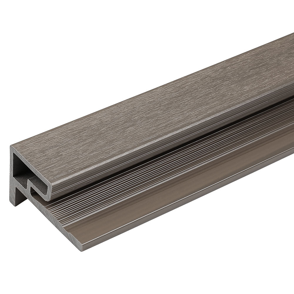 Finishing Trim 3" x 3.1" x 16’ # UH59 (for #UH58) Silver Gray