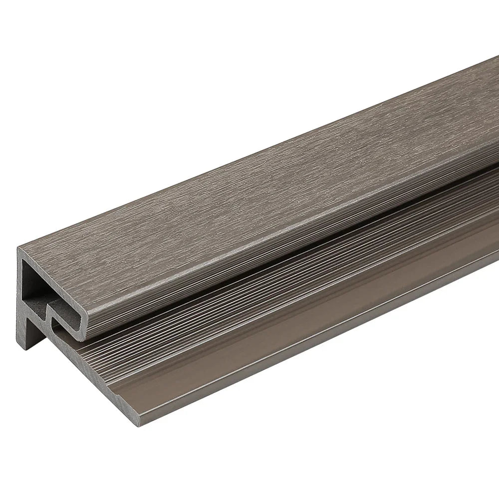 Finishing Trim 3" x 3.1" x 16’ # UH59 (for #UH58) Silver Gray