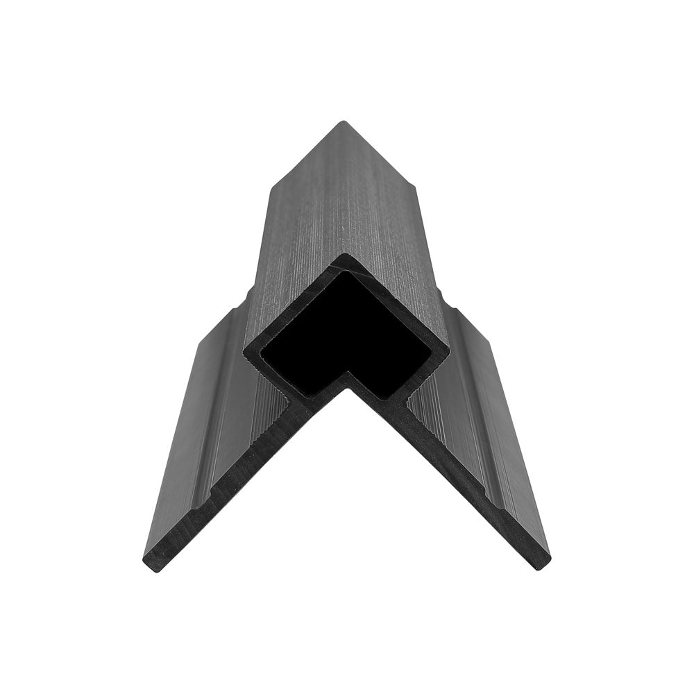 Exterior Corner Trim 3"x3.1"x16’ #UH60 (for #UH58) Charcoal